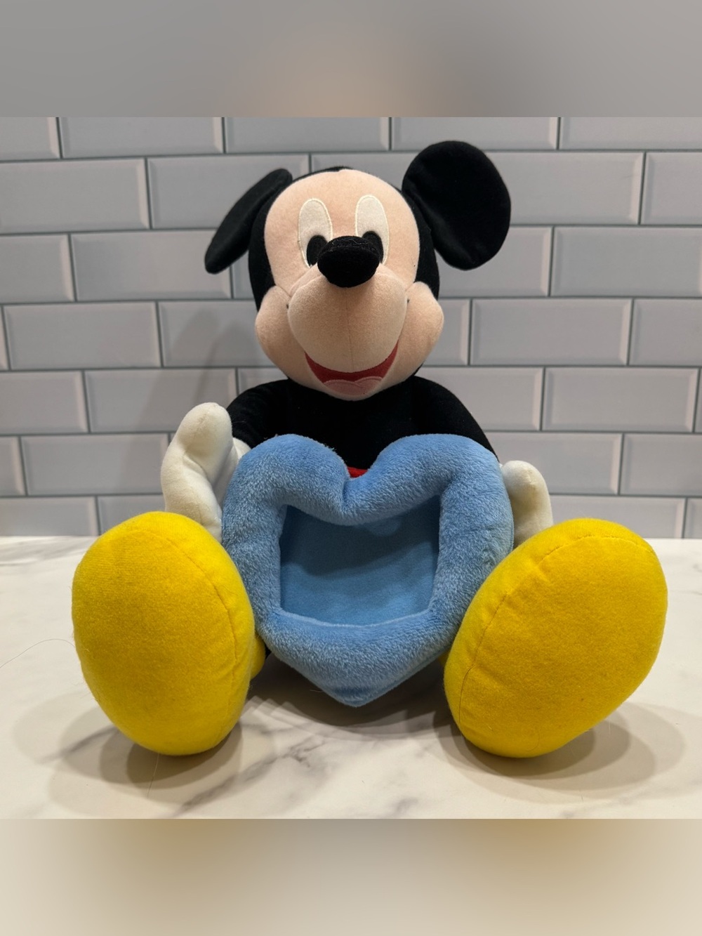Mickey Mouse Sega Games Prize Plush Special Edition Picture Frame Plush Doll 15"